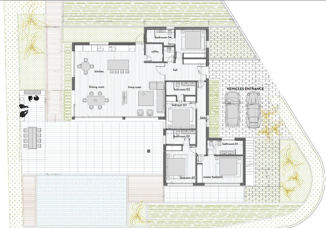 Villa Estocolmo – Floor Plan I